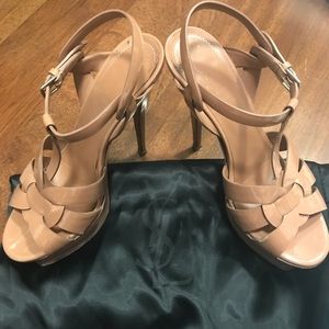 YSL 5 inch Tribute Sandal